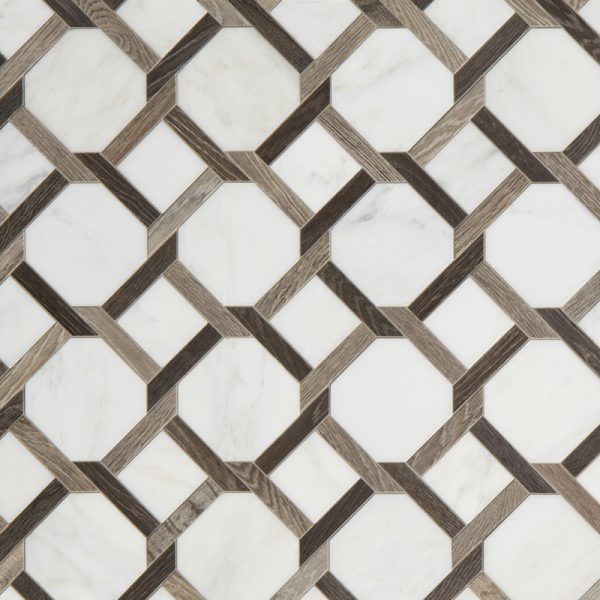 Sterling Row Rattan in Charcoal Pattern