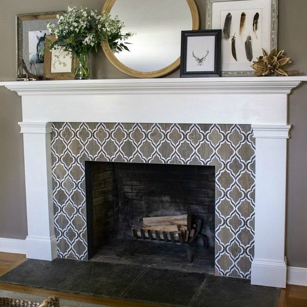 Sterling Row Wingtip in Charcoal Fireplace