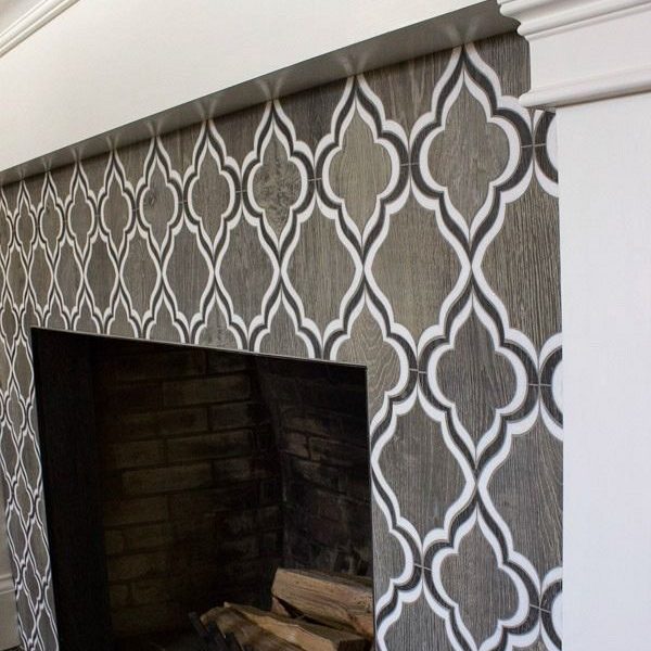 Sterling Row Wingtip in Charcoal Fireplace Angle