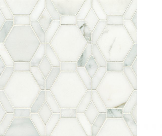 Studio Moderne Stone Hollywood Mosaic (Calacatta) Pattern